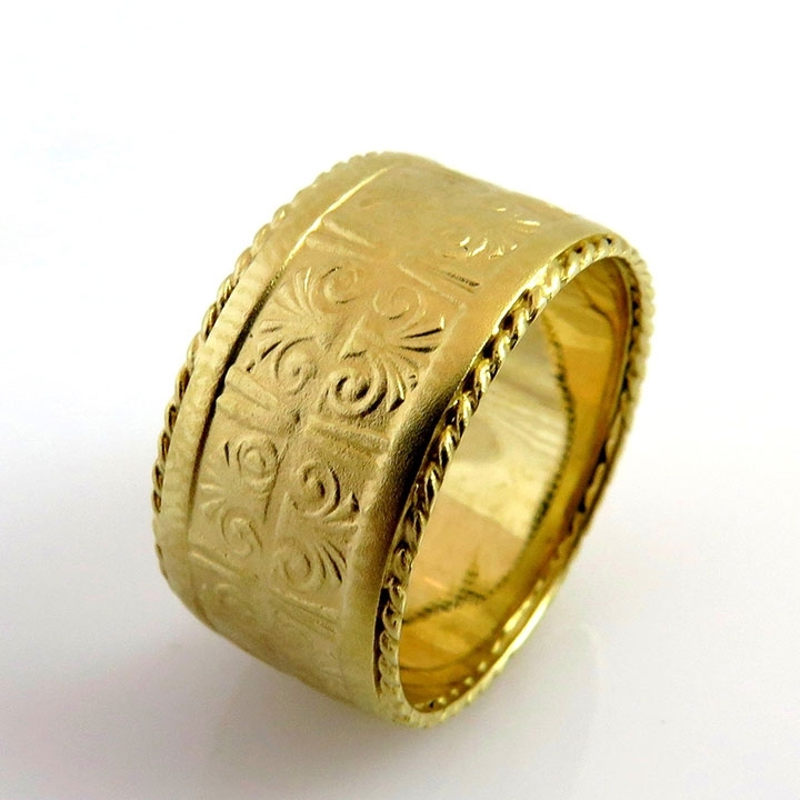 טבעת נישואין בסגנון מצרי 