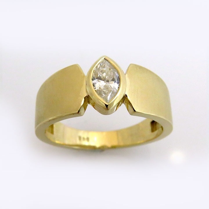 טבעת יהלום מרקיז
