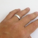 טבעת נישואין מזהב לבן