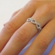 טבעת יהלום מסוג Infinity